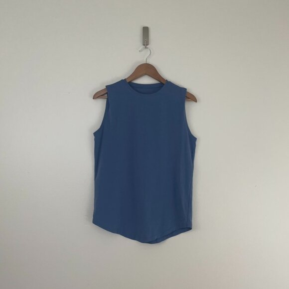 Lululemon Brunswick Muscle Tank Top in Oasis Blue Size 8 - Picture 1 of 4